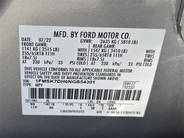 2022 Ford Explorer XLT