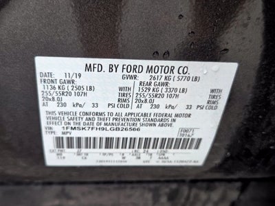 2020 Ford Explorer Limited