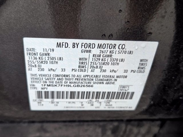 2020 Ford Explorer Limited