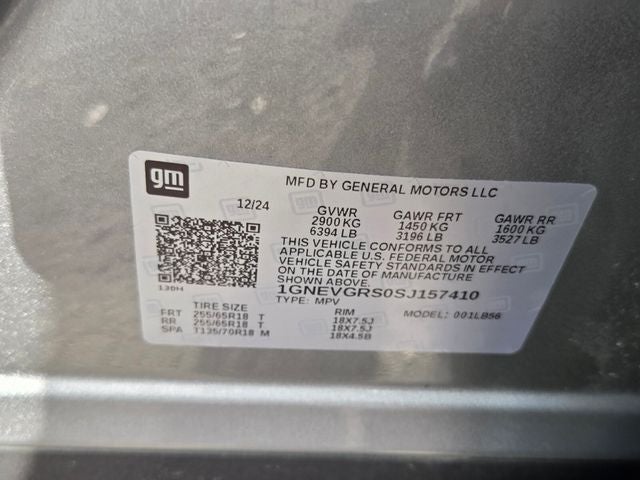 2025 Chevrolet Traverse LT 2LT