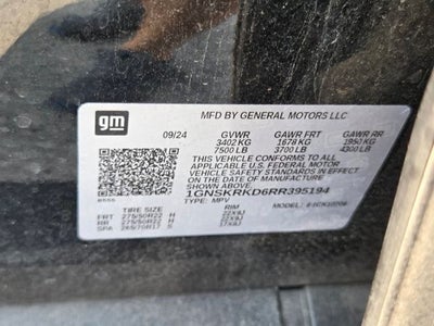 2024 Chevrolet Tahoe RST