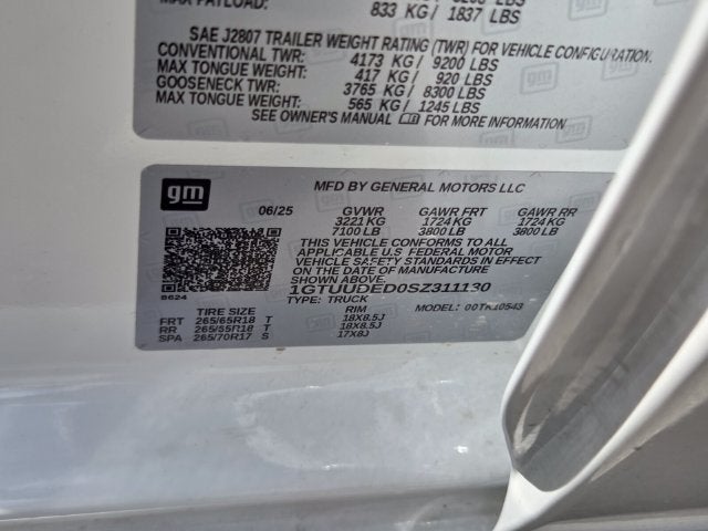 2025 GMC Sierra 1500 SLT