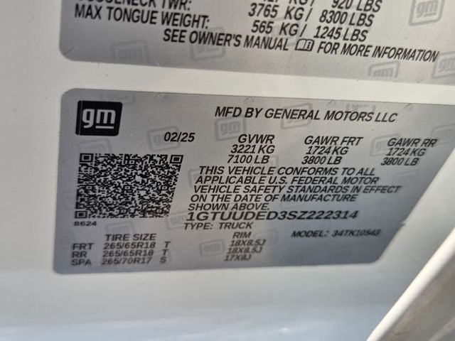 2025 GMC Sierra 1500 SLT