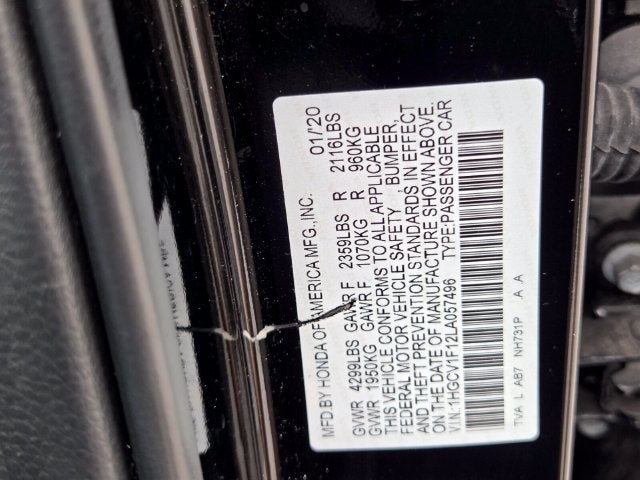 2020 Honda Accord LX