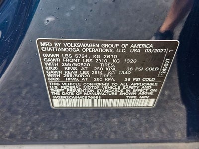 2021 Volkswagen Atlas SEL