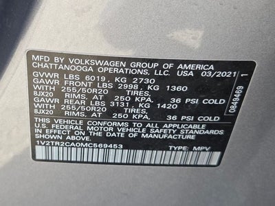 2021 Volkswagen Atlas SEL Premium