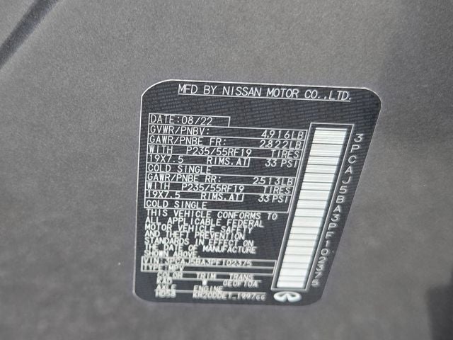 2023 INFINITI QX50 LUXE FWD