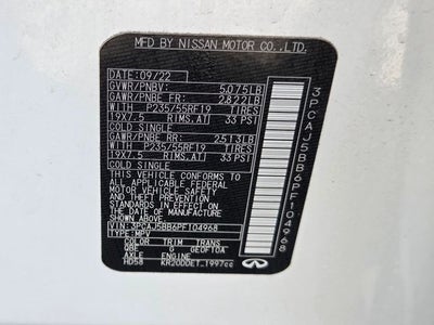 2023 INFINITI QX50 LUXE AWD