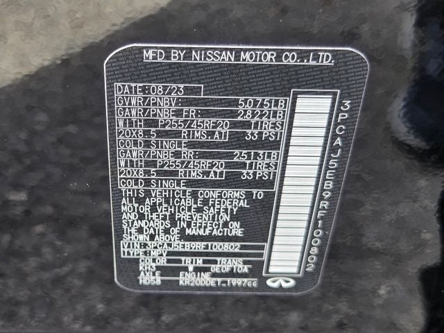 2024 INFINITI QX50 SENSORY AWD