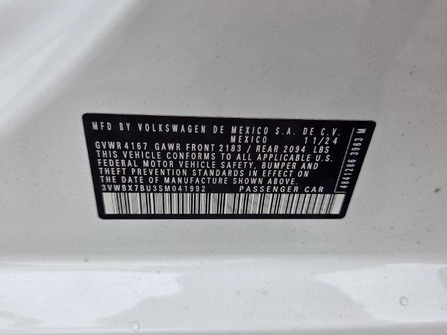 2025 Volkswagen Jetta 1.5T Sport