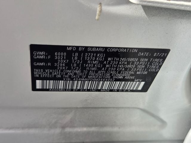 2021 Subaru Ascent Limited