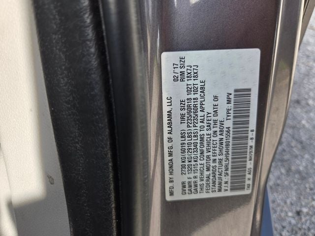 2017 Honda Odyssey Touring