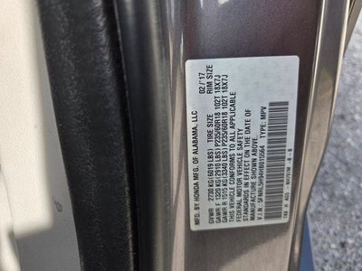 2017 Honda Odyssey Touring