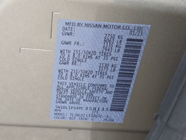 2023 INFINITI QX60 LUXE AWD