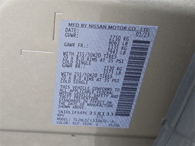 2023 INFINITI QX60 LUXE AWD