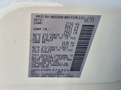 2023 INFINITI QX60 LUXE AWD