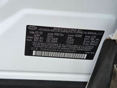 2020 Hyundai Santa Fe Limited
