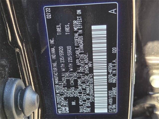 2022 Toyota Highlander Limited