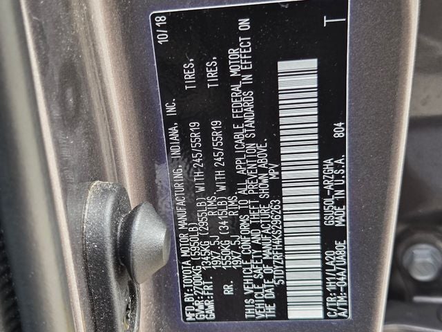 2019 Toyota Highlander Limited