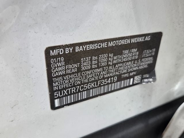 2019 BMW X3 sDrive30i