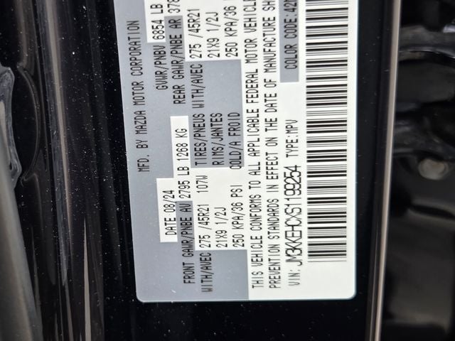 2025 Mazda Mazda CX-90 3.3 Turbo S Premium Plus