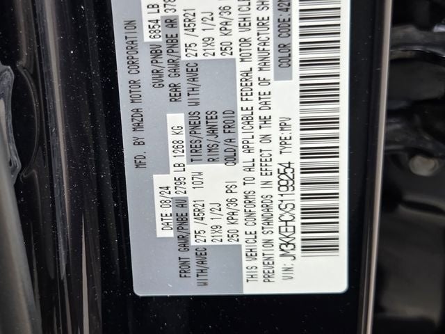 2025 Mazda Mazda CX-90 3.3 Turbo S Premium Plus