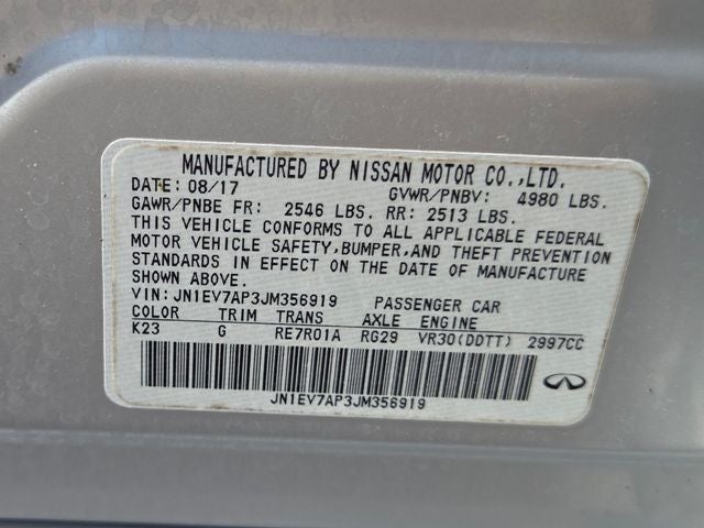 2018 INFINITI Q50 3.0t LUXE