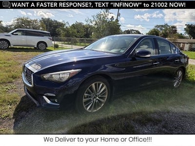 2023 INFINITI Q50 LUXE RWD