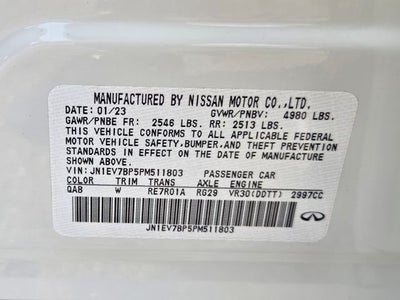 2023 INFINITI Q50 LUXE RWD