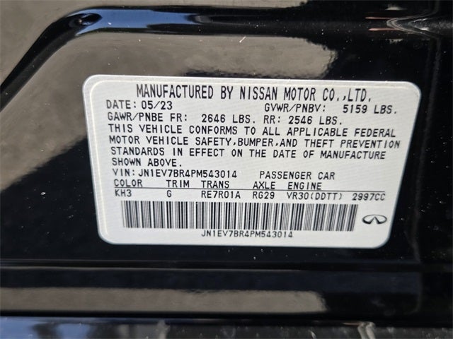 2023 INFINITI Q50 LUXE AWD