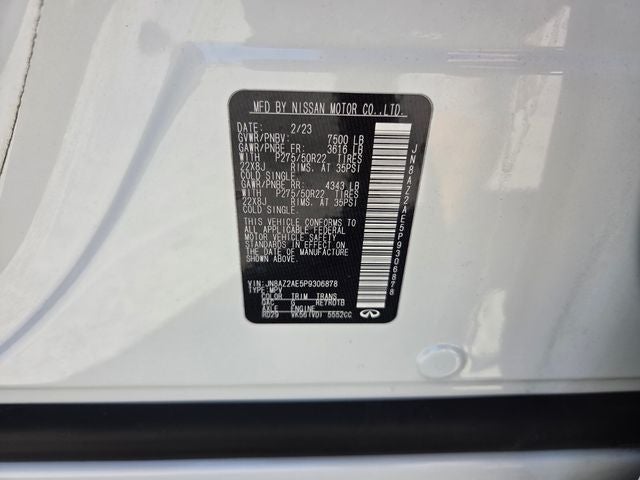 2023 INFINITI QX80 PREMIUM SELECT 4WD