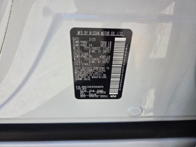 2023 INFINITI QX80 PREMIUM SELECT 4WD