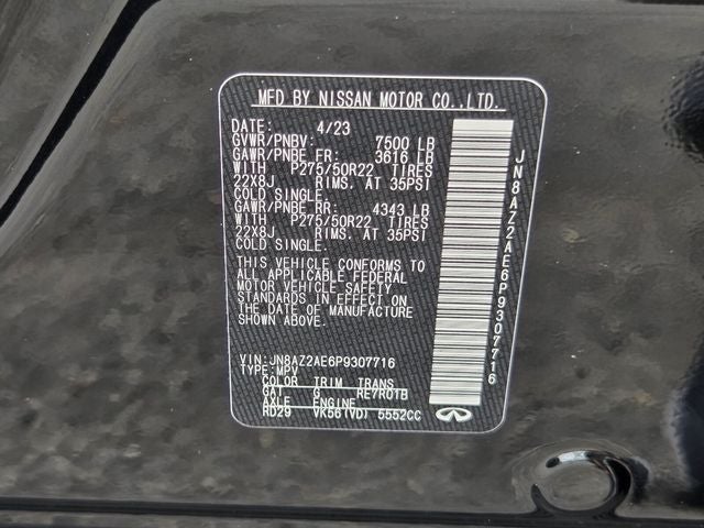 2023 INFINITI QX80 PREMIUM SELECT 4WD