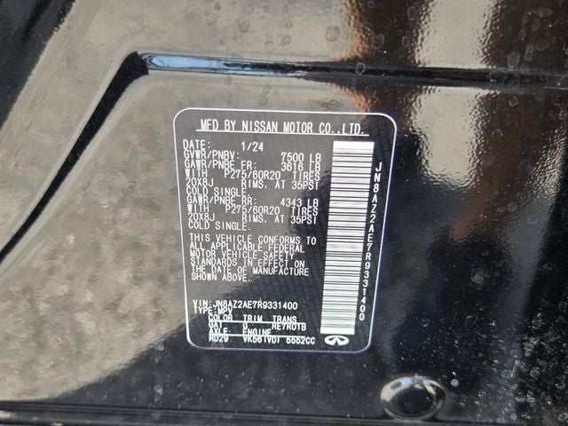 2024 INFINITI QX80 LUXE