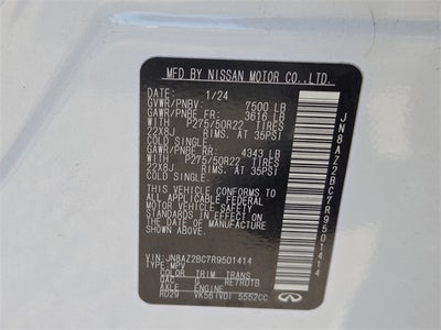 2024 INFINITI QX80 SENSORY 4WD