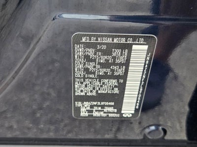 2020 INFINITI QX80 LUXE