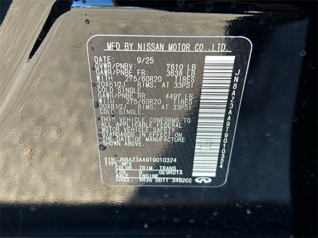 2026 INFINITI QX80 Pure 2WD