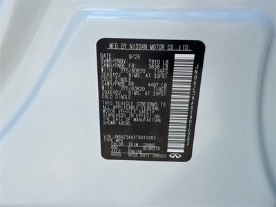 2026 INFINITI QX80 Pure 2WD