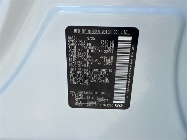 2026 INFINITI QX80 Pure 2WD