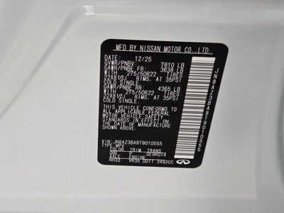 2026 INFINITI QX80 Luxe 2WD