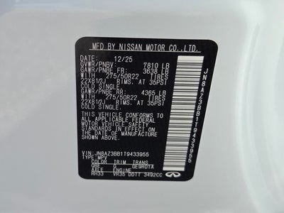 2026 INFINITI QX80 Luxe 4WD