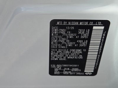 2026 INFINITI QX80 Luxe 4WD