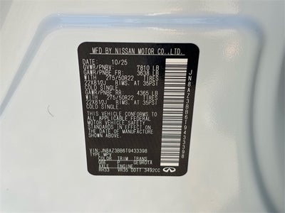 2026 INFINITI QX80 Luxe 4WD