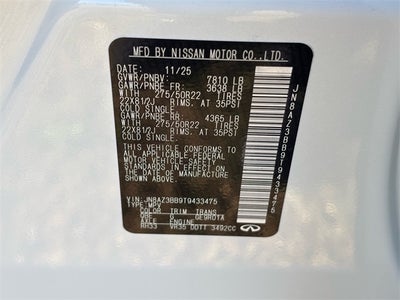 2026 INFINITI QX80 Luxe 4WD