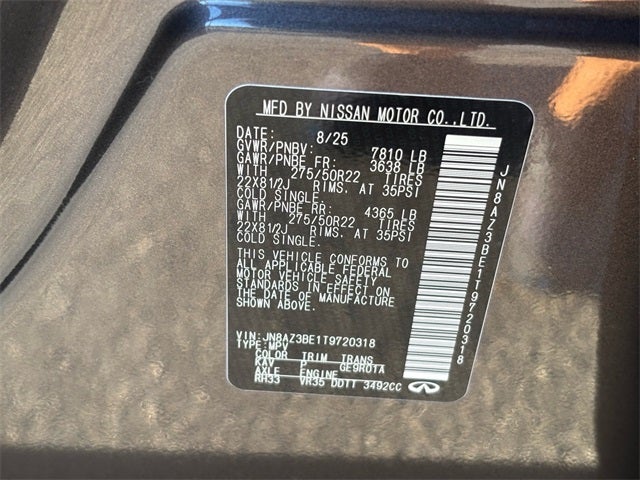 2026 INFINITI QX80 Luxe 4WD