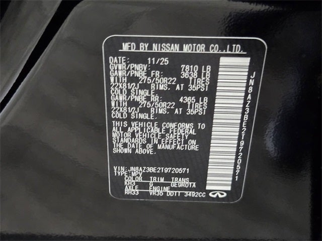 2026 INFINITI QX80 Luxe 4WD