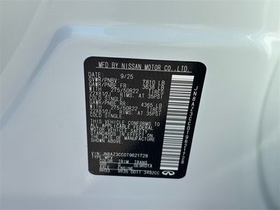 2026 INFINITI QX80 Autograph 4WD