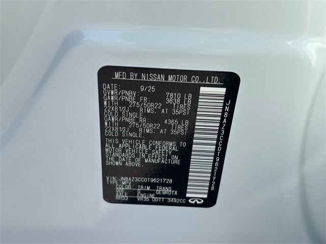 2026 INFINITI QX80 Autograph 4WD