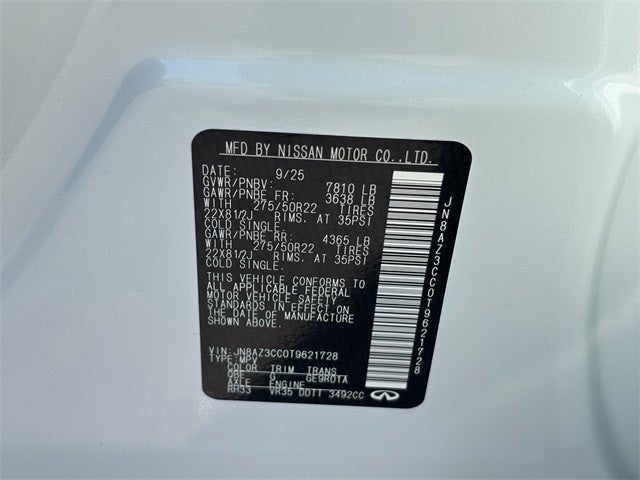 2026 INFINITI QX80 Autograph 4WD