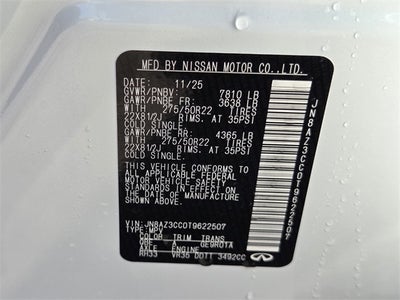 2026 INFINITI QX80 Autograph 4WD